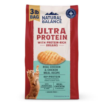 Natural Balance Pet Foods Ultra Protein Dry Cat Food Chicken & Chicken Meal Recipe