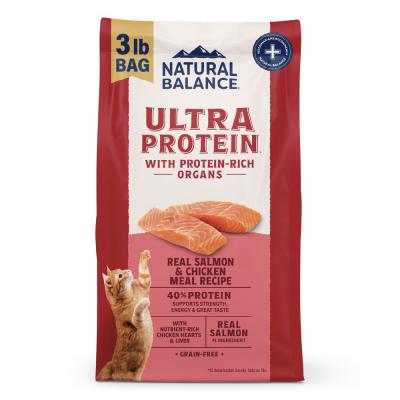 Natural Balance Pet Foods Ultra Protein Dry Cat Food Salmon & Chicken Meal Recipe