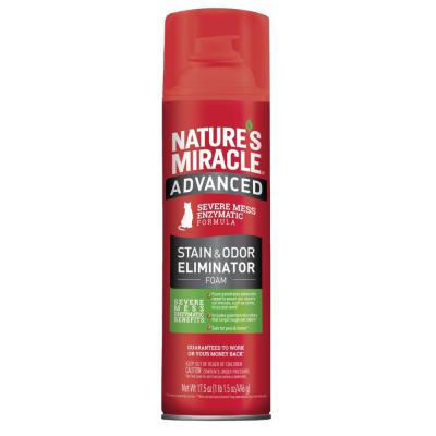 Nature's Miracle Advanced Cat Stain and Odor Foam Aerosol 17.5 oz.