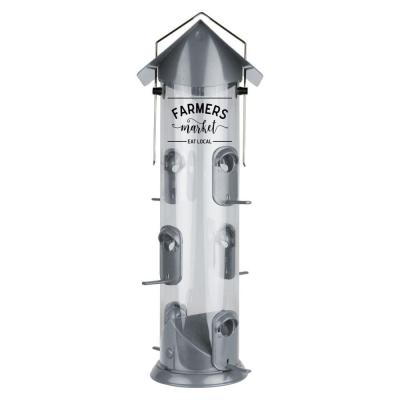 Nature's Way Farmhouse Deluxe Easy Clean Feeder Silver 2.8 qt.