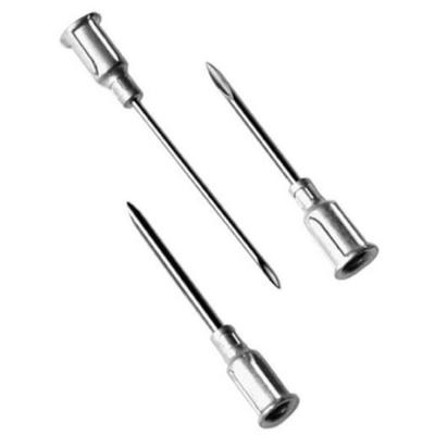 Neogen Aluminum Hub Needle Pink Silver 18 g X 1.5 in. 100 ct