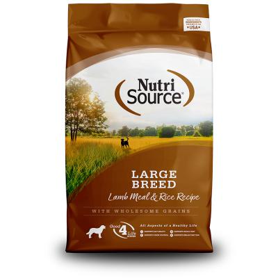 NutriSource Large Breed Lamb Meal & Rice Recipe 26 lb.
