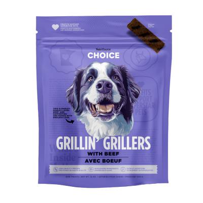 NutriSource Choice Grillin' Grillers Dog Treats Beef 12 oz.
