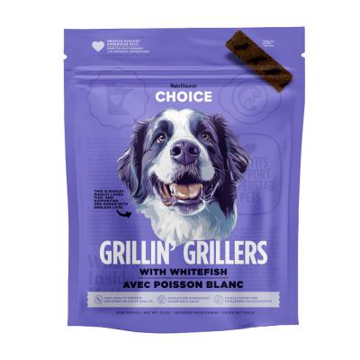 NutriSource Choice Grillin' Grillers Dog Treats Whitefish 12 oz.