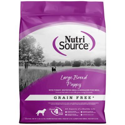 NutriSource Large Breed Puppy Grain-Free Turkey Recipe 12 lb.