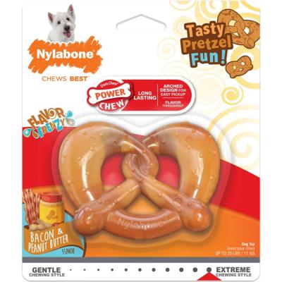 Nylabone Power Chew Pretzel Bacon/Peanut Butter SM