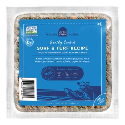 Open Farm Frozen Surf and Turf Dog Food 8 oz.