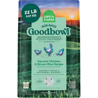 Open Farm Goodbowl Dry Dog Food Chicken & Brown Rice Recipe 22 lb.