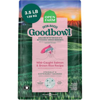 Open Farm Goodbowl Wild Caught Salmon & Brown Rice Recipe 3.5 lb.