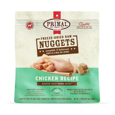 Primal Freeze-Dried Raw Nuggets Chicken Formula For Dogs 14 oz.