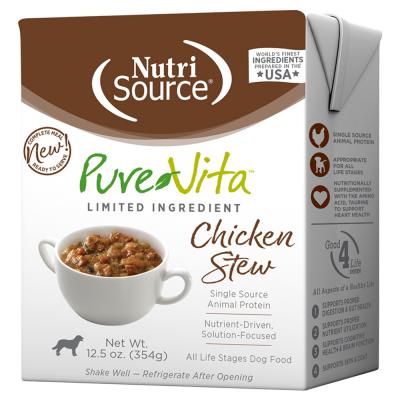 NutriSource PureVita Limited Ingredient Chicken Stew 12.5 oz.