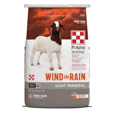 Purina Wind and Rain Goat Mineral 25 lb.