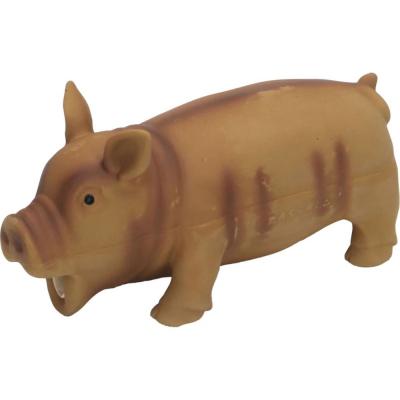 Rascals Pig Grunt Dog Toys Brown 7.5 in.