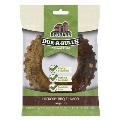Redbarn Dur-A-Bulls Tire Hickory BBQ 14ct LG