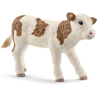 Schleich Farm World Simmental Calf Toy