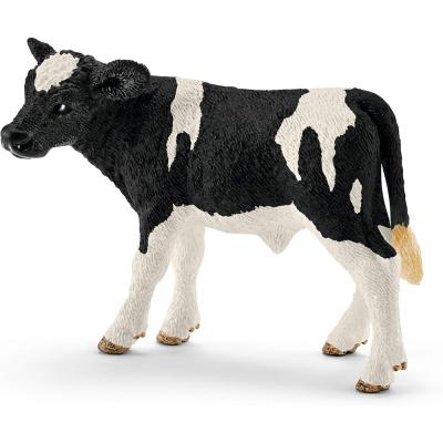 Schleich Farm World Black and White Baby Holstein Cow Toy