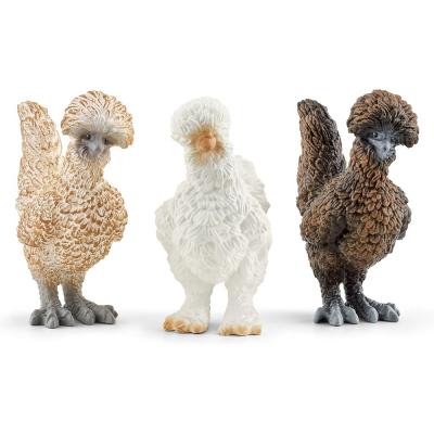Schleich Farm World Chickens 3-Piece Farm and Barn Toy Playset