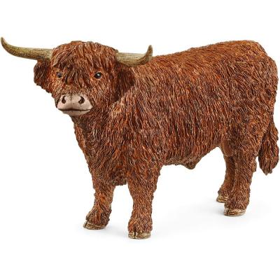 Schleich Farm World Highland Bull Cow Animal Toy