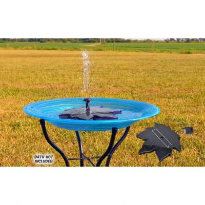 Songbird Essentials Floating Leaf Solar Bubbler 0.75 X 8 X 7.5 in.