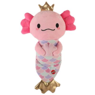 Spot Axolotl Mermaid Dog Toy 10 in.