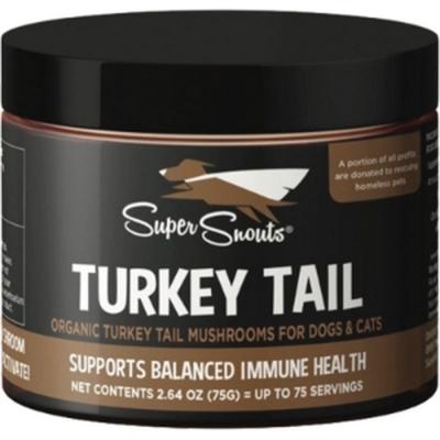 Super Snouts Dog Cat Turkey Tail Medicinal Mushrooms 75G