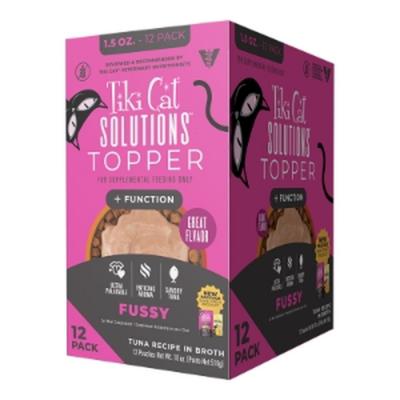 Tiki Cat Solutions Topper Fussy 1.5 oz. 12 Pack