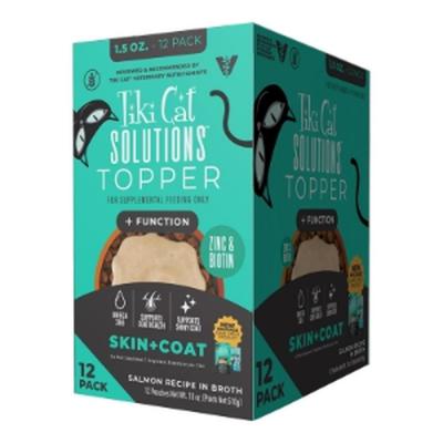 Tiki Cat Solutions Topper Skin & Coat 1.5 oz. 12 Pack