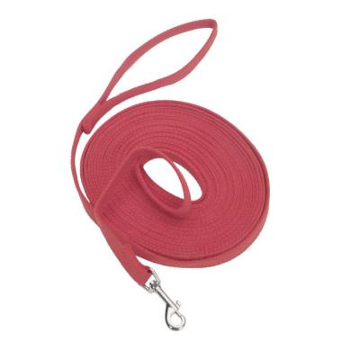Train Right! Cotton Web Training Dog Leash Red 5/8 in. X 20 ft.