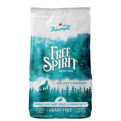 Free Spirit Grain Free Duck, Vegetable & Venison Recipe 26 lb.