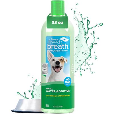 TropiClean Fresh Breath Dental Water Additive for Dogs 33.8oz.