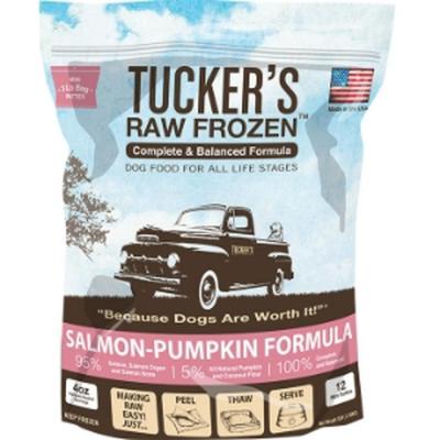 Tucker's Dog Frozen Complete Balanced Salmon Pumpkin 3 lb.