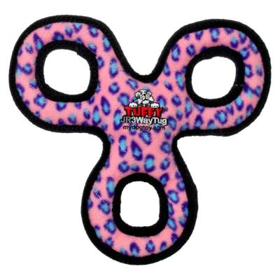 Tuffy Jr 3 Way Tug Durable Squeaky Soft Dog Toy