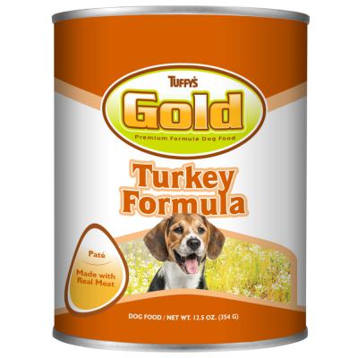 Tuffy's Gold Canned Dog Food Turkey 12.5 oz.
