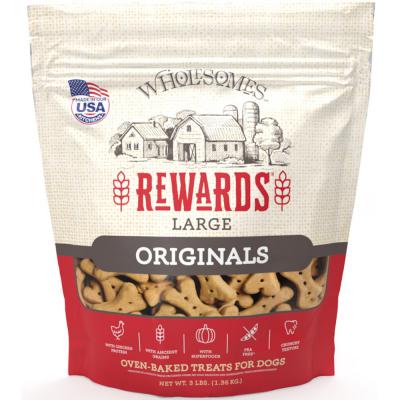Wholesomes Classic Rewards Dog Treats Original LG 3 lb.