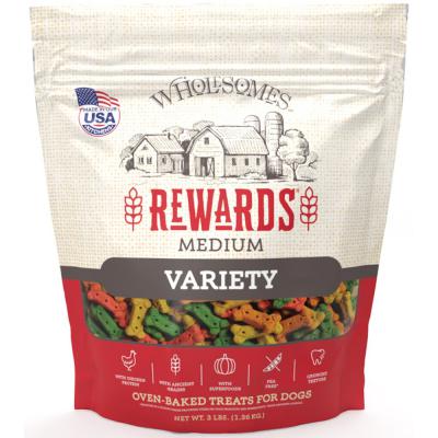 Wholesomes Rewards Biscuit Dog Treats Variety Variety MD 3 lb.
