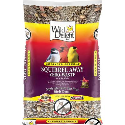 Wild Delight Squirrel Away Zero Waste Bird Food Hot Pepper 5 lb.