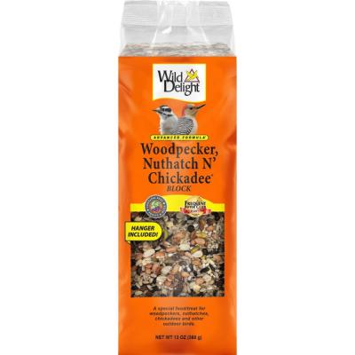 Wild Delight Woodpecker Nuthatch N' Chickadee Bloc 13 oz.