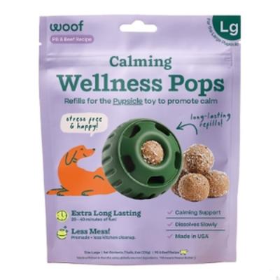 Woof Dog Wellness Pops Calming Large 8 oz.