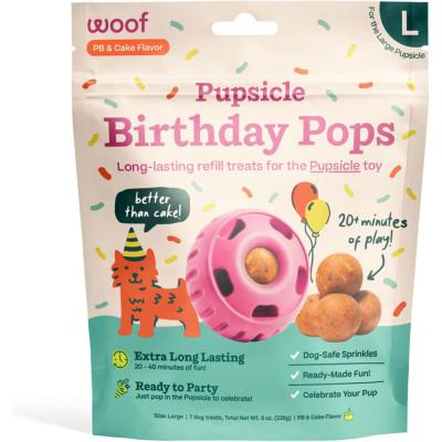 WOOF Pupsicle Birthday Pops Pre-Made Pupsicle Refills Large