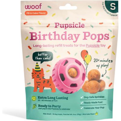 WOOF Pupsicle Birthday Pops Pre-Made Pupsicle Refills Small