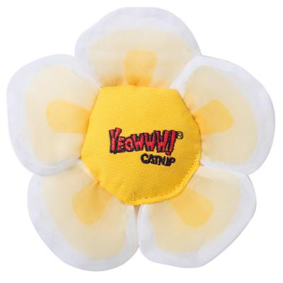 Yeowww! Daisy's Flower Tops Catnip Cat Toy White
