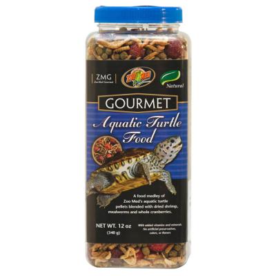Zoo Med Gourmet Aquatic Turtle Dry Food 12 oz.