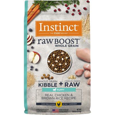 Instinct Raw Boost Whole Grain Puppy Real Chicken & Brown Rice Recipe 20 lb.