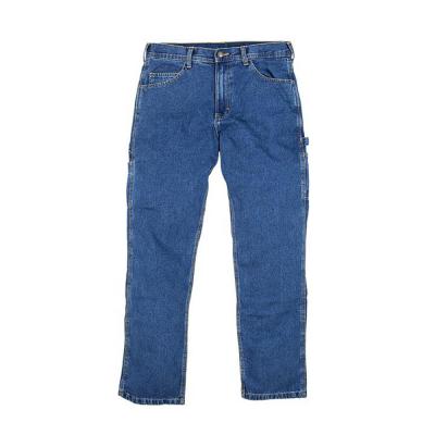 Berne Classic Carpenter Jean 38x30 Stone Washed Denim