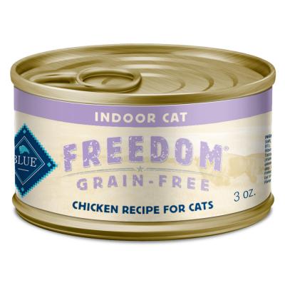 Blue Freedom Adult Cat Grain-Free Indoor Chicken Recipe 3 oz.
