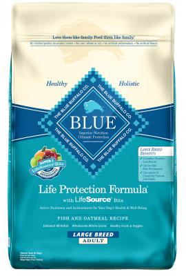 Blue Lg Brd Adult Fish/Oat 30 lb.