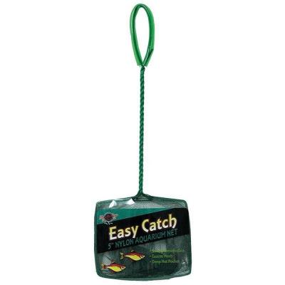 Blue Ribbon Easy Catch Coarse Mesh Nylon Aquarium Net Green 5 in.