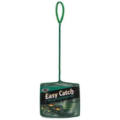 Blue Ribbon Easy Catch Coarse Mesh Nylon Aquarium Net Green 6 in.