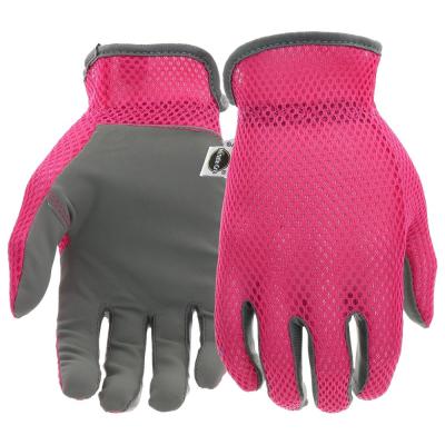 Miracle Gro Breathable High Dexterity Slip On Garden Gloves Women's S/M Shirred Elastic Cuff