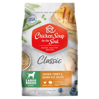 Chicken Soup Large Breed Adult Chicken, Turkey & Brown Rice Recipe 13.5 lb.